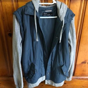 RVCA Button Down Sweashirt